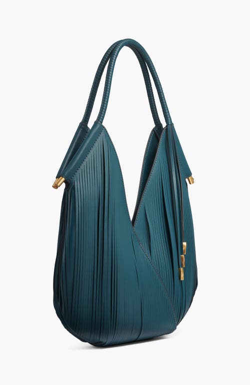 Donna Karan New York Baldwin Lasercut Mini Shoulder In Brown