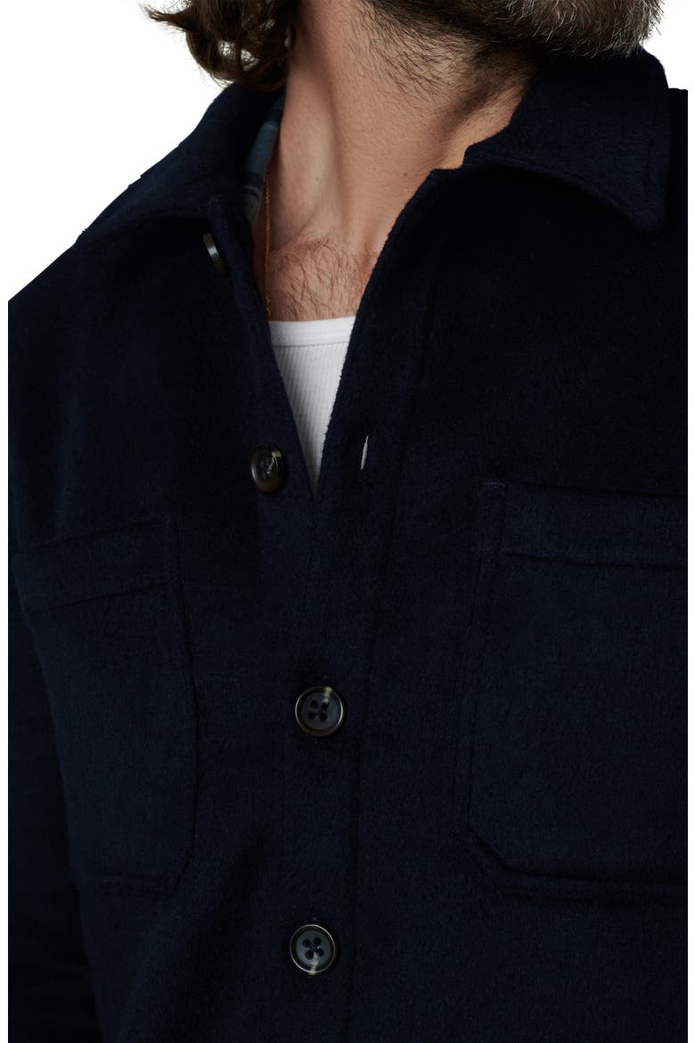 Leon Regular Fit Overshirt, Alternate, color, TRUE NAVY