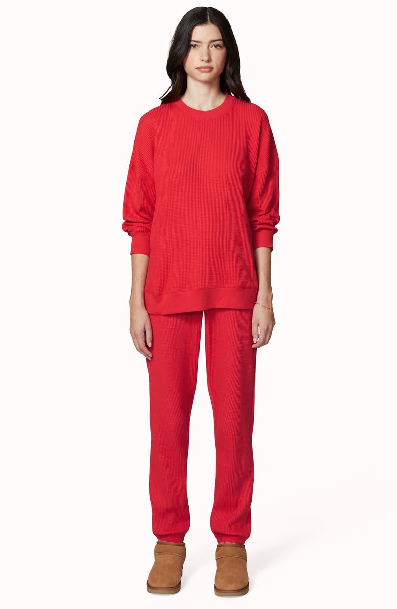 Florence by Mills Thermal Joggers, Alternate, color, Scarlet