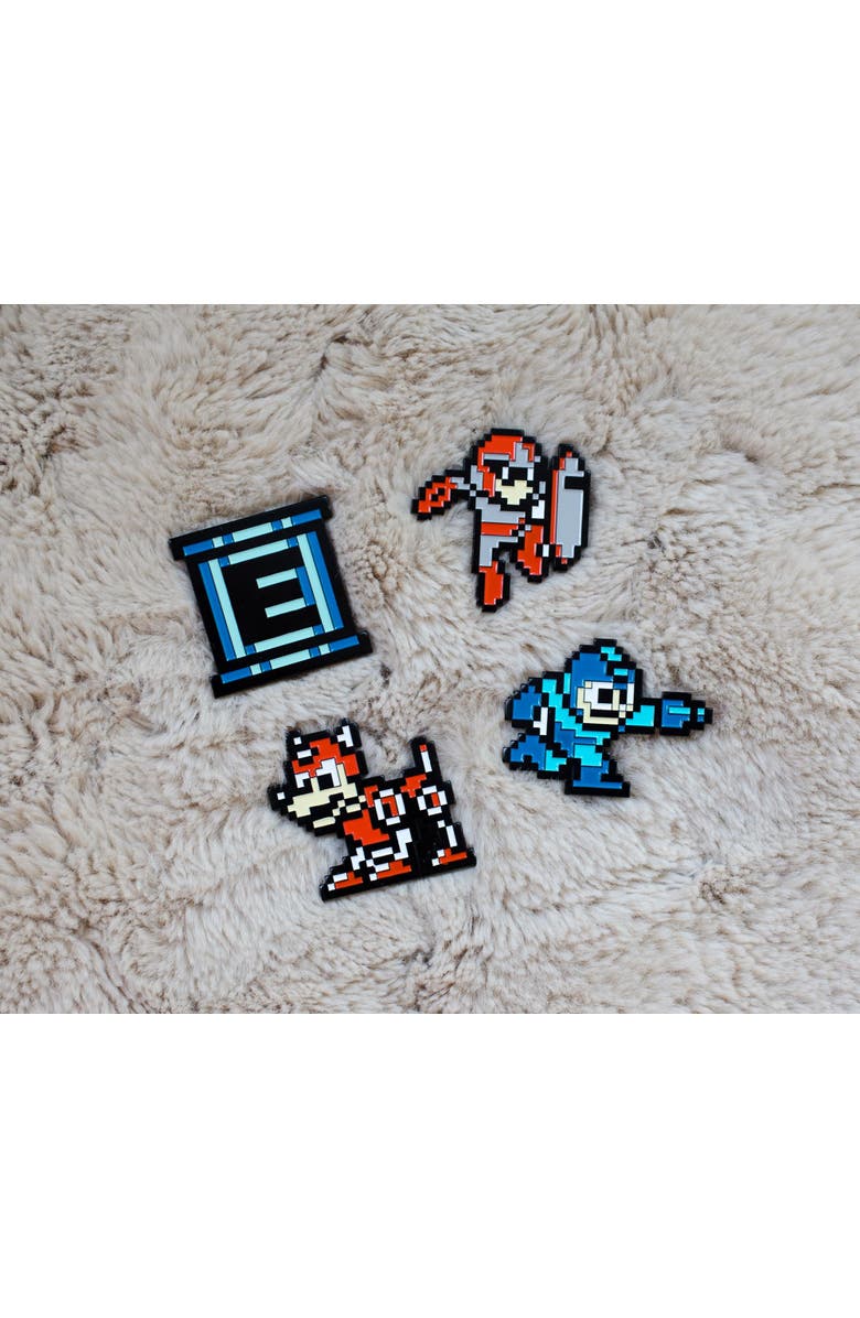 Toynk Mega Man Collectible Enamel Pins | Set of 4 | Toynk Exclusive, Alternate, color, Yellow