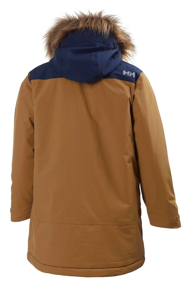 Helly Hansen 'Jr. Legacy' Parka, Alternate, color, BROWN