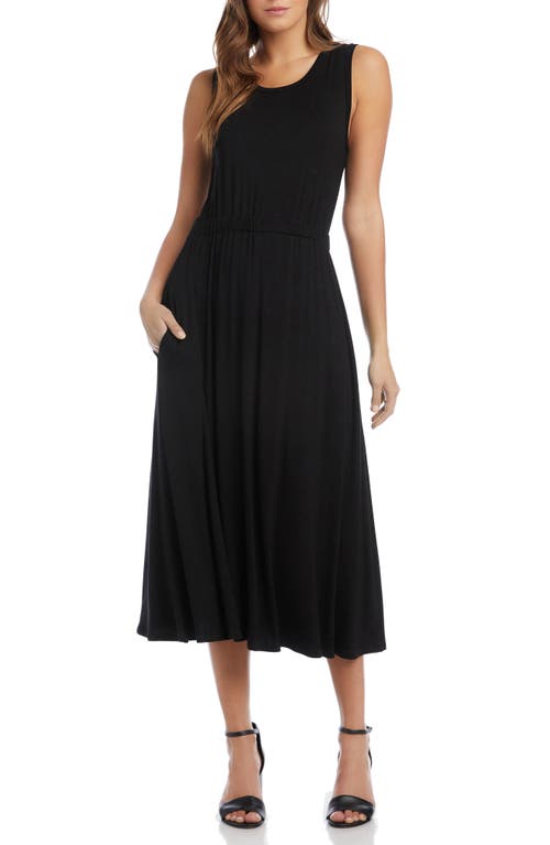 Karen Kane Artisan Jersey Midi Dress in Black  product