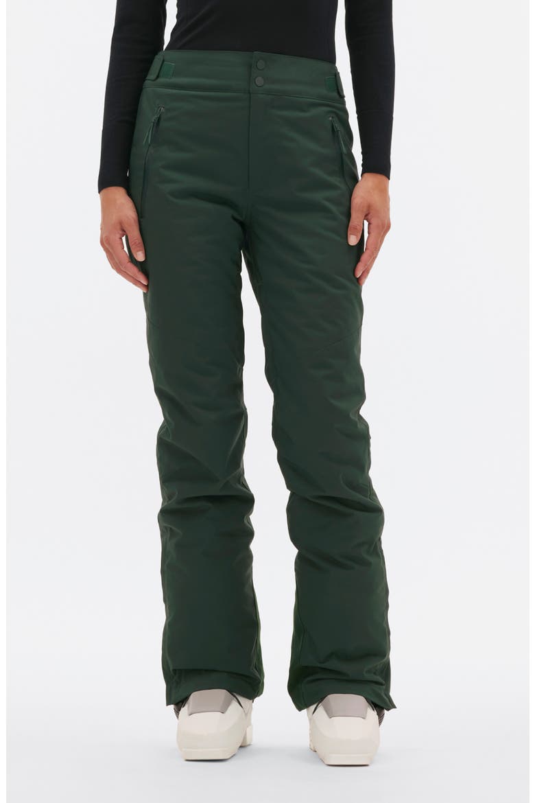 Alessandra Insulated Water Resistant Ski Pants, Main, color, ALPINE GREEN