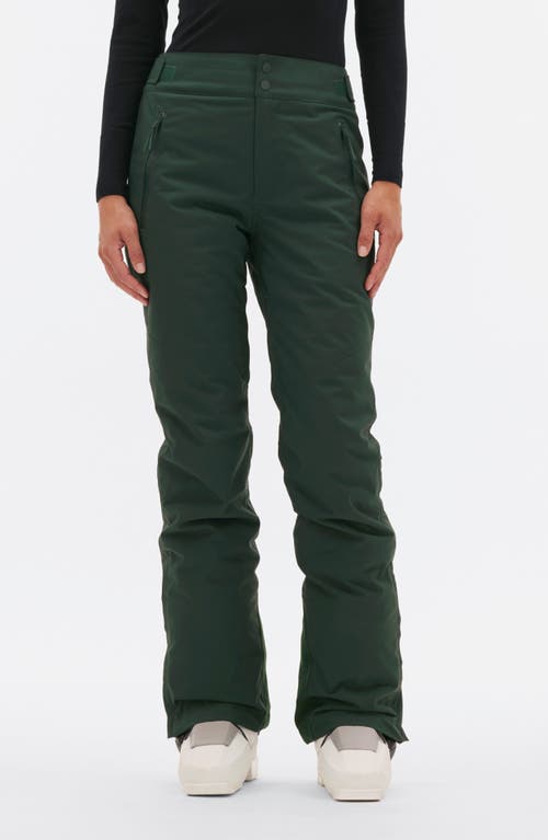 Halfdays Alessandra Insulated Water Resistant Ski Pants In Alpine Green