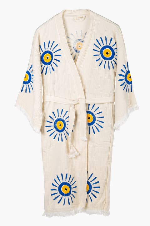 Solara Handmade Cotton Boho Robe Cover-Up