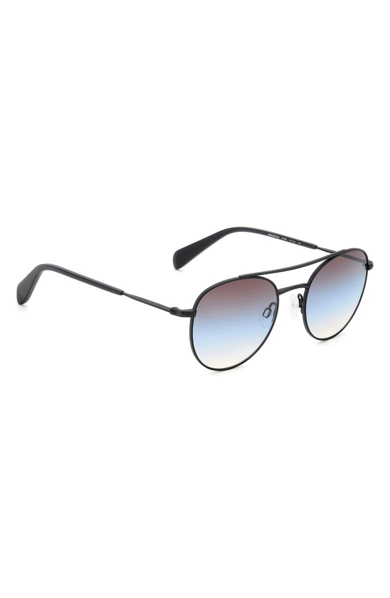 rag & bone 51mm Round Sunglasses, Alternate, color, 
