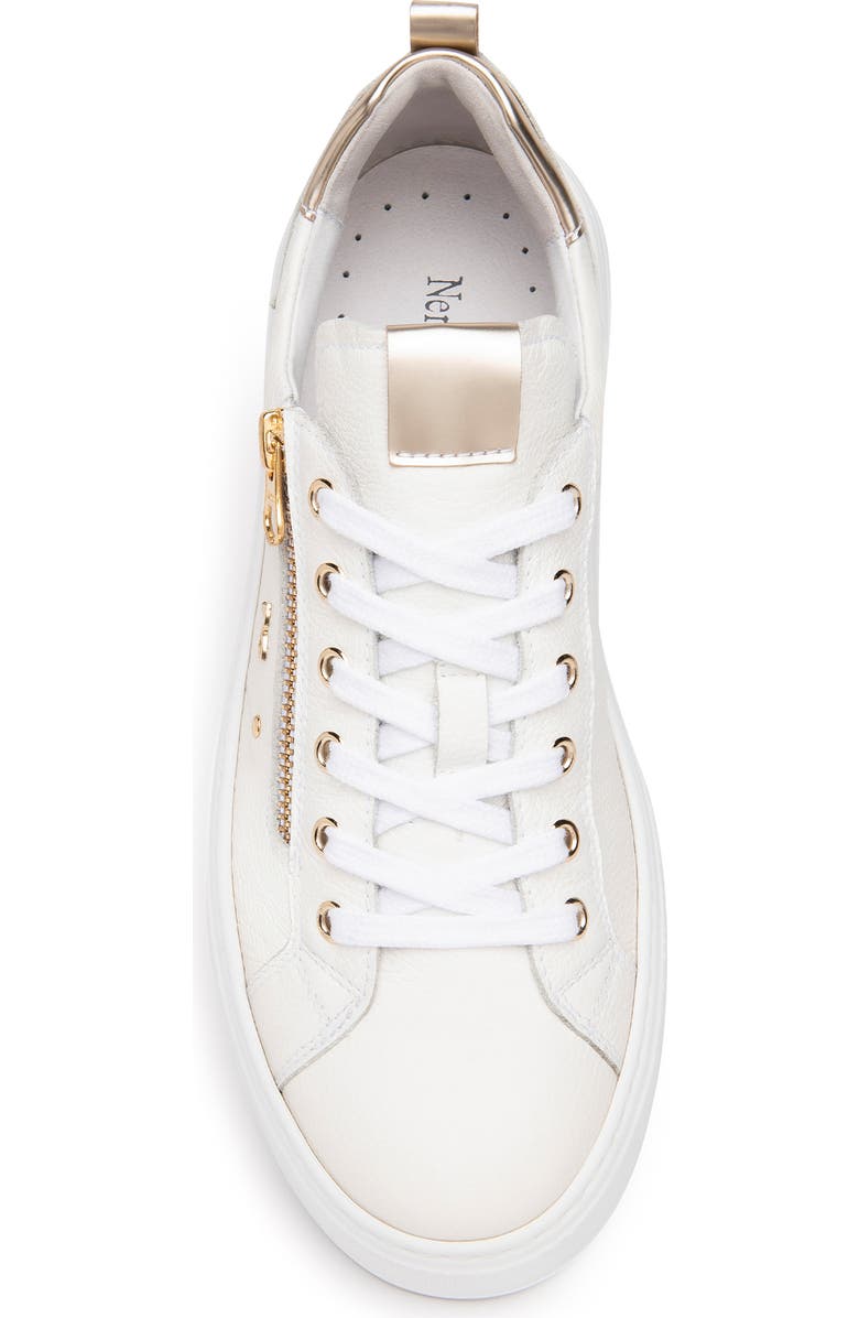 NeroGiardini Side Zip Platform Sneaker, Alternate, color,
