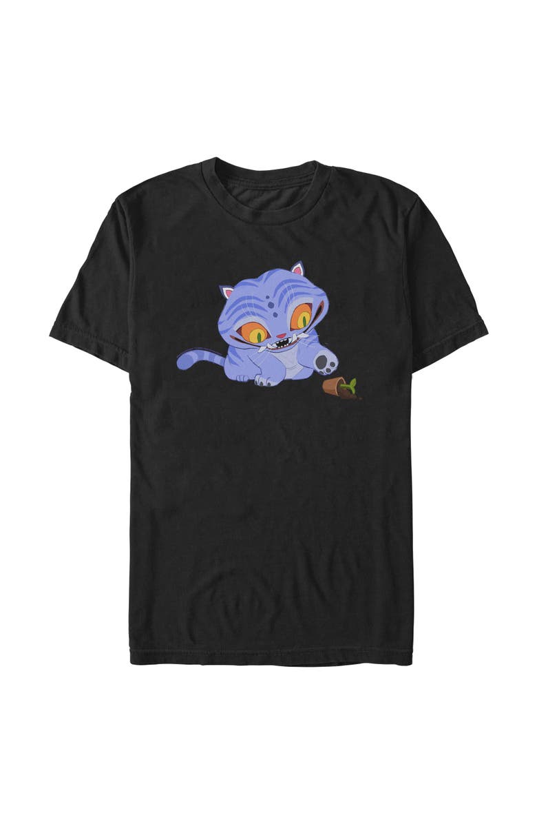 KPop Demon Hunters Men's KPop Demon Hunters Mischievous Derpy Graphic T-Shirt, Main, color, Black