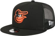 New Era Youth New Era Black Baltimore Orioles 9FIFTY Trucker Snapback Hat