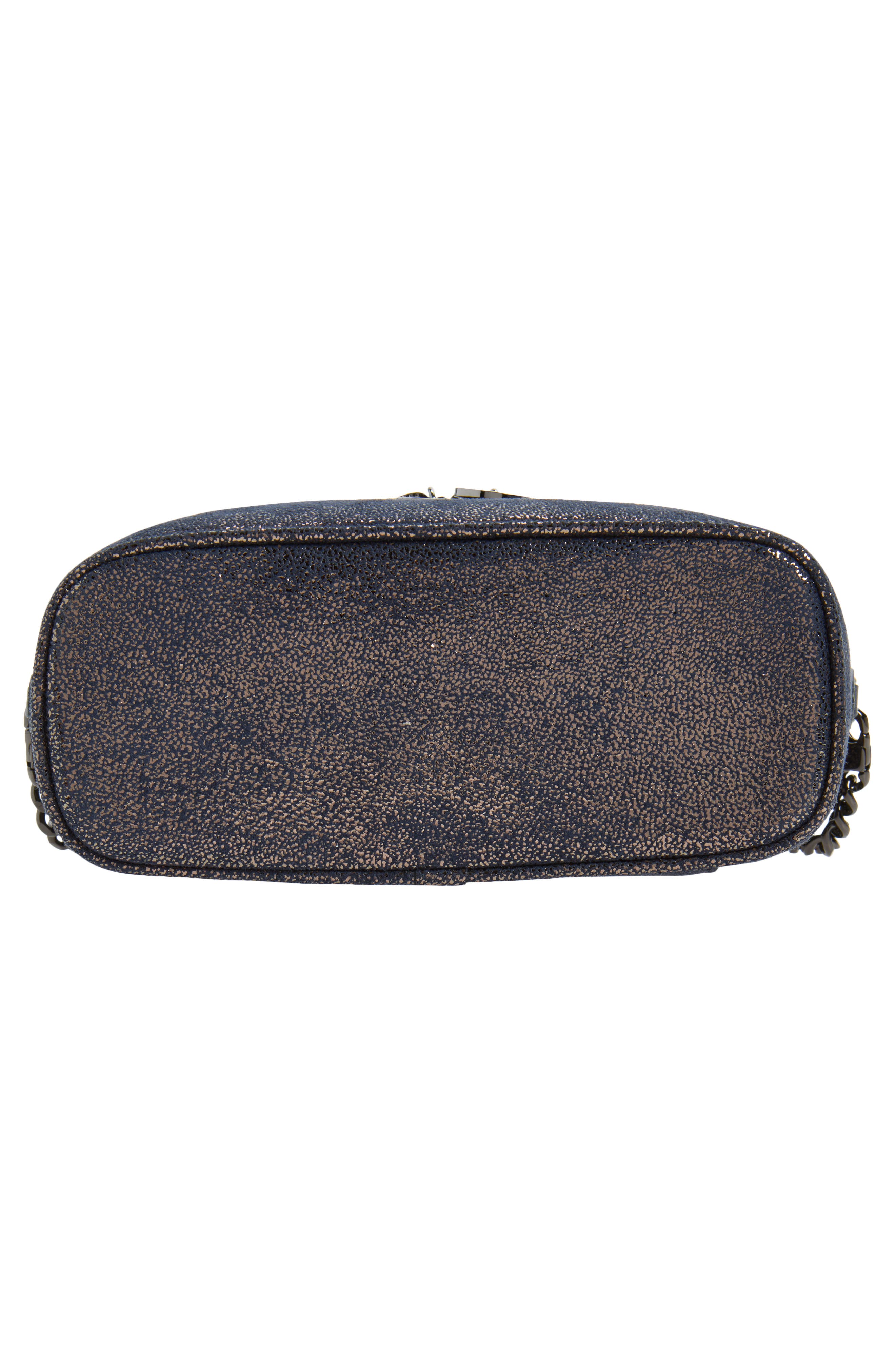 Falabella Shine Crossbody Vanity Case, Alternate, color, DARK NAVY