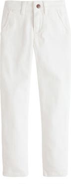 BISBY Kids' Ivory Stretch Twiggy Jeans