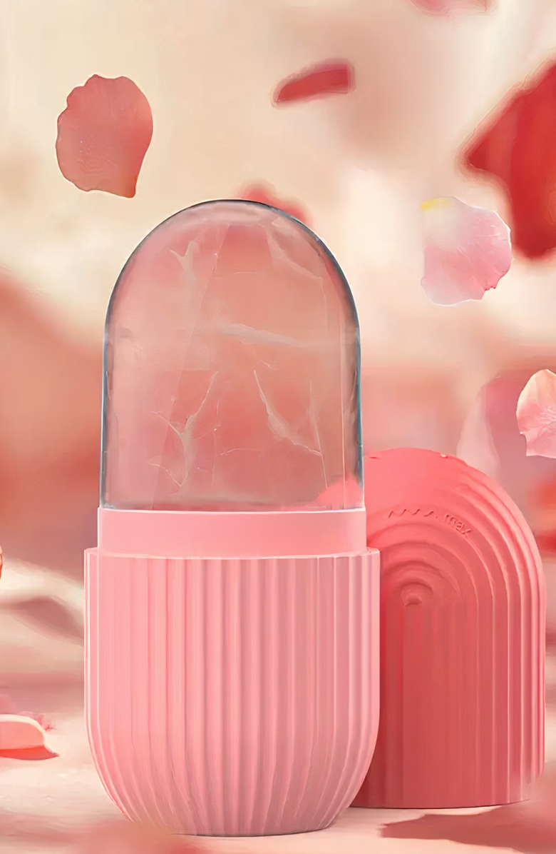 Lovery 3-Pack Reusable Face Ice Roller - Silicone Beauty Cube Mold, Alternate, color, Pink