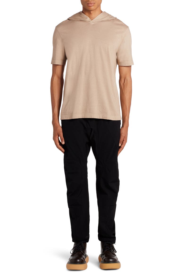 Stretch Gabardine Pants, Alternate, color, BLACK