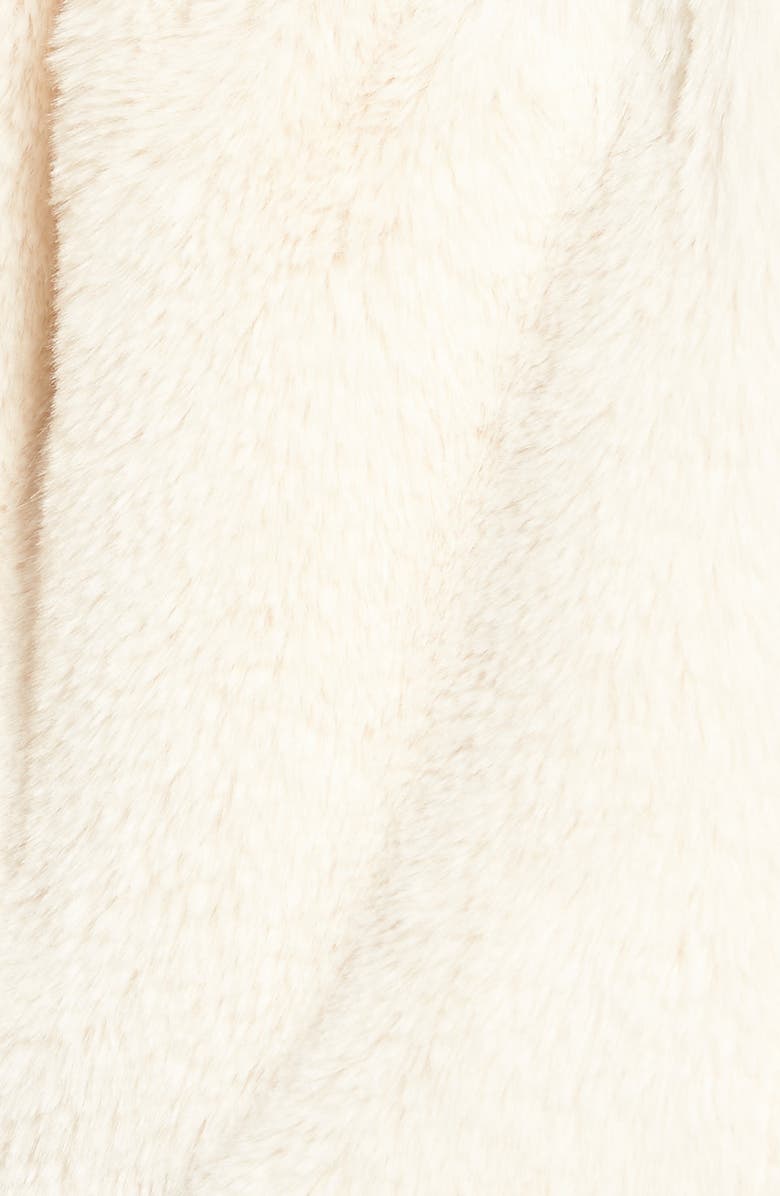 MOON RIVER Faux Fur Hooded Jacket, Alternate, color, 