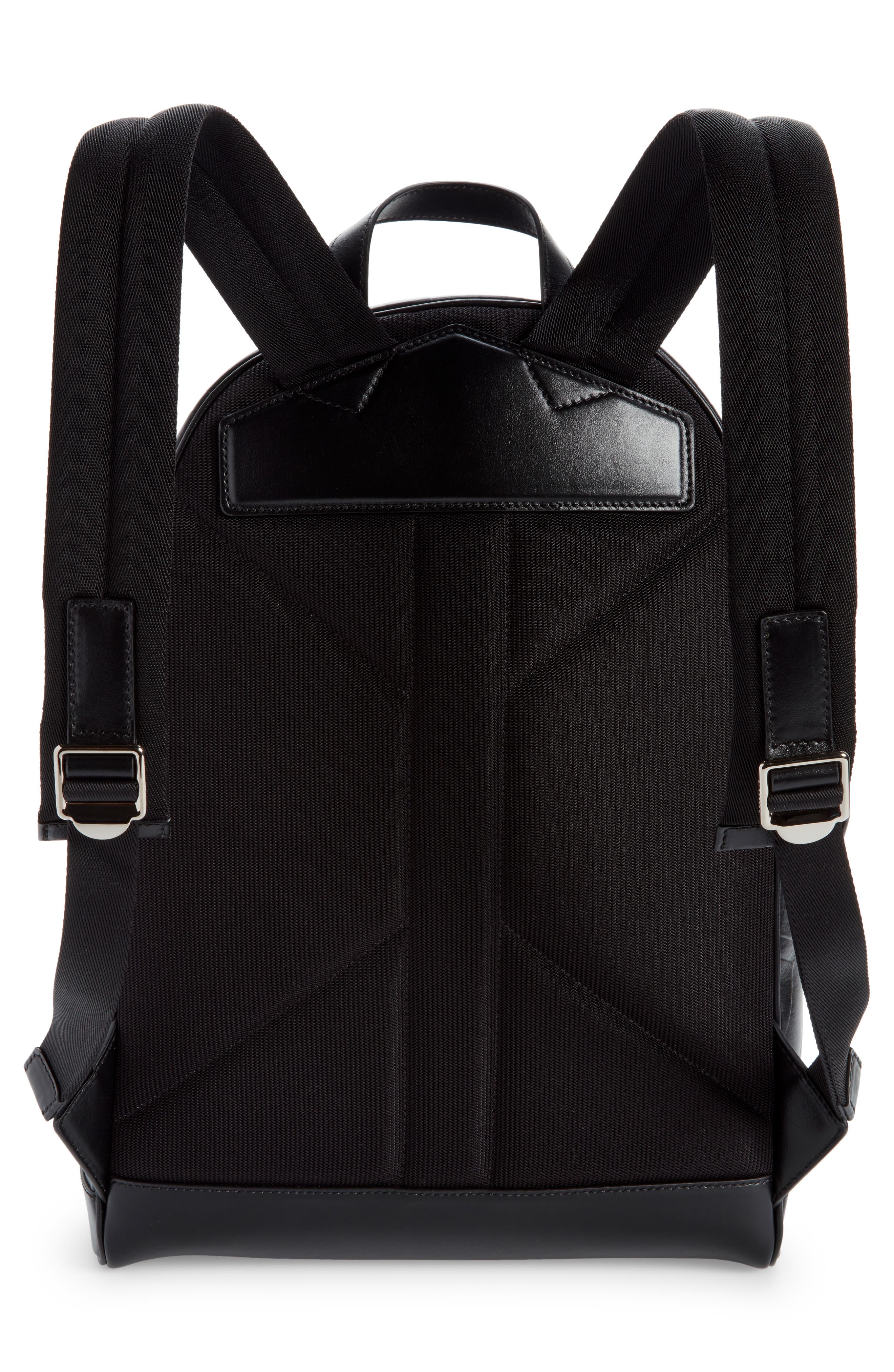 Burberry Rocco Leather Backpack, Alternate, color, 