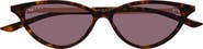 Gucci 54mm Gradient Polarized Cat Eye Sunglasses