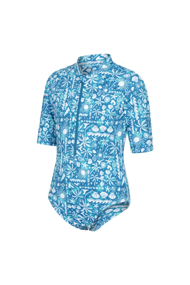 Childrens/Kids Mira Sealife Rash Guard, Alternate, color, Blue