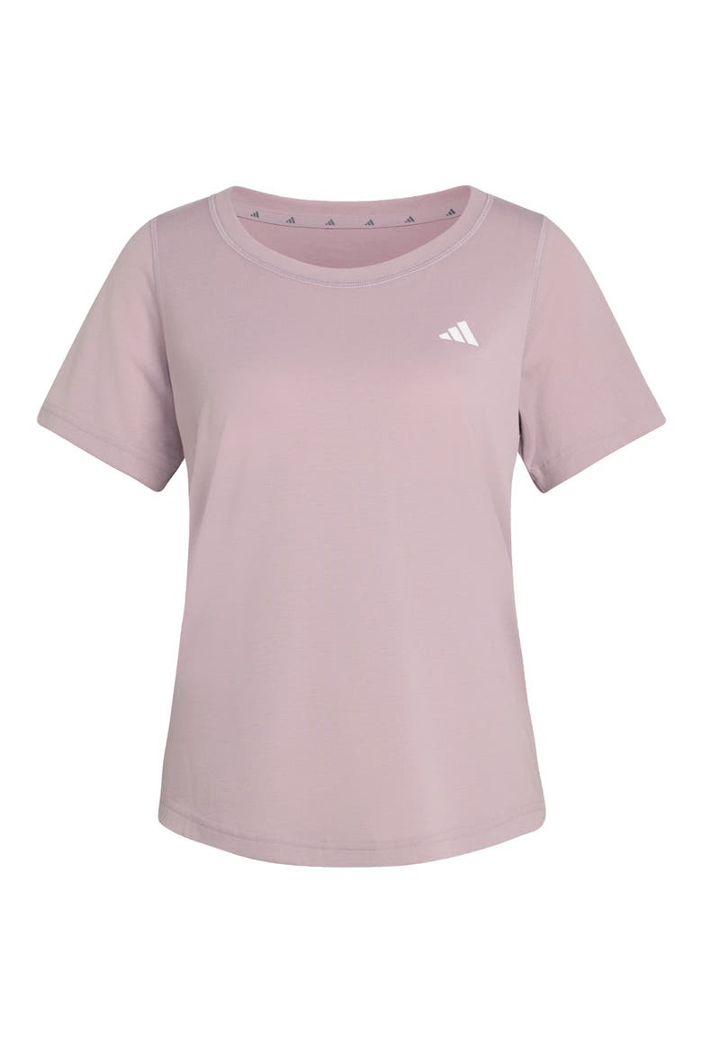 Workout Essentials Scoop Neck T-Shirt, Alternate, color, PRELOVED FIG