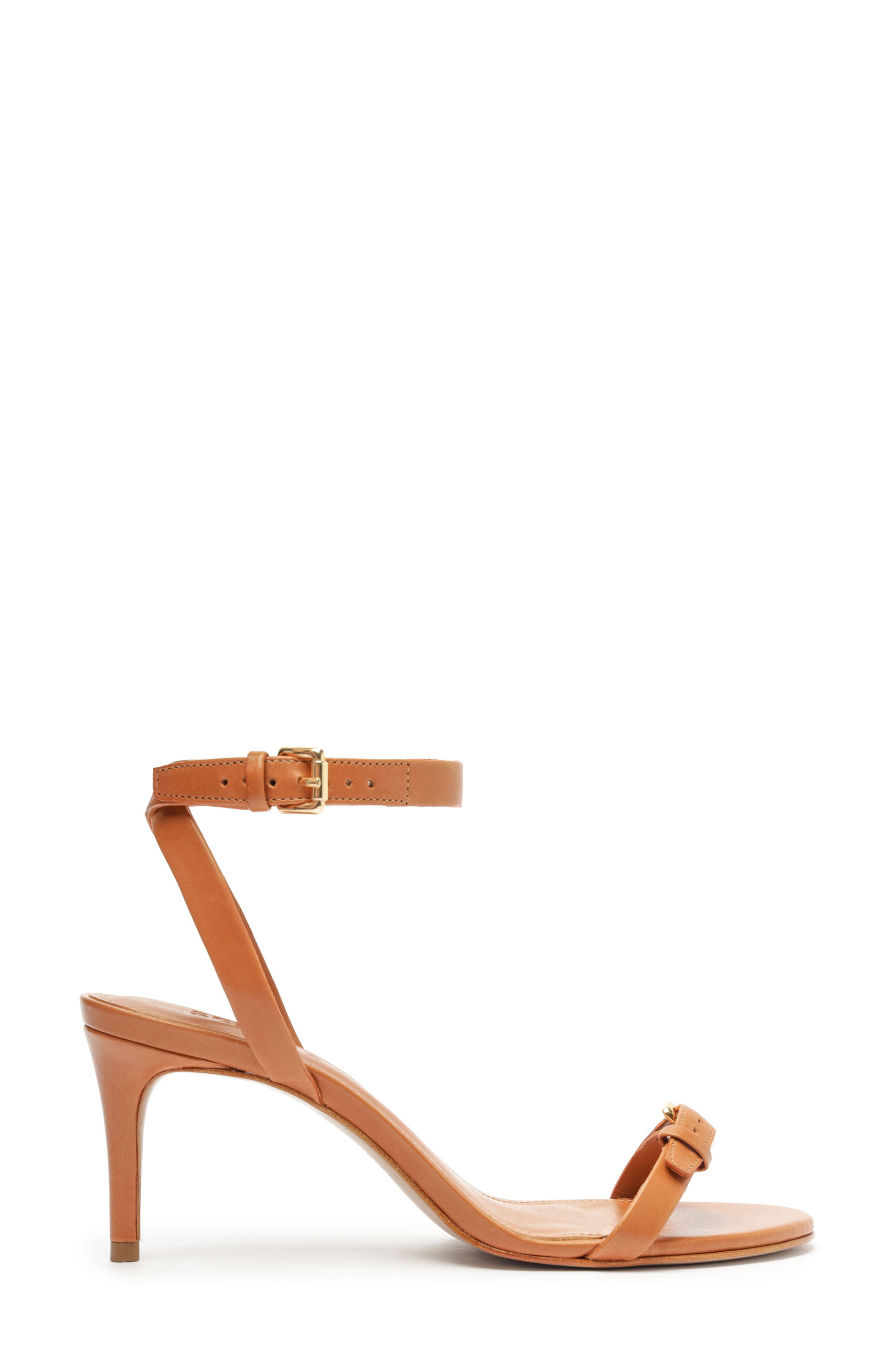 Schutz Aurora Mid Ankle Strap Sandal, Alternate, color, Cuoio Brown