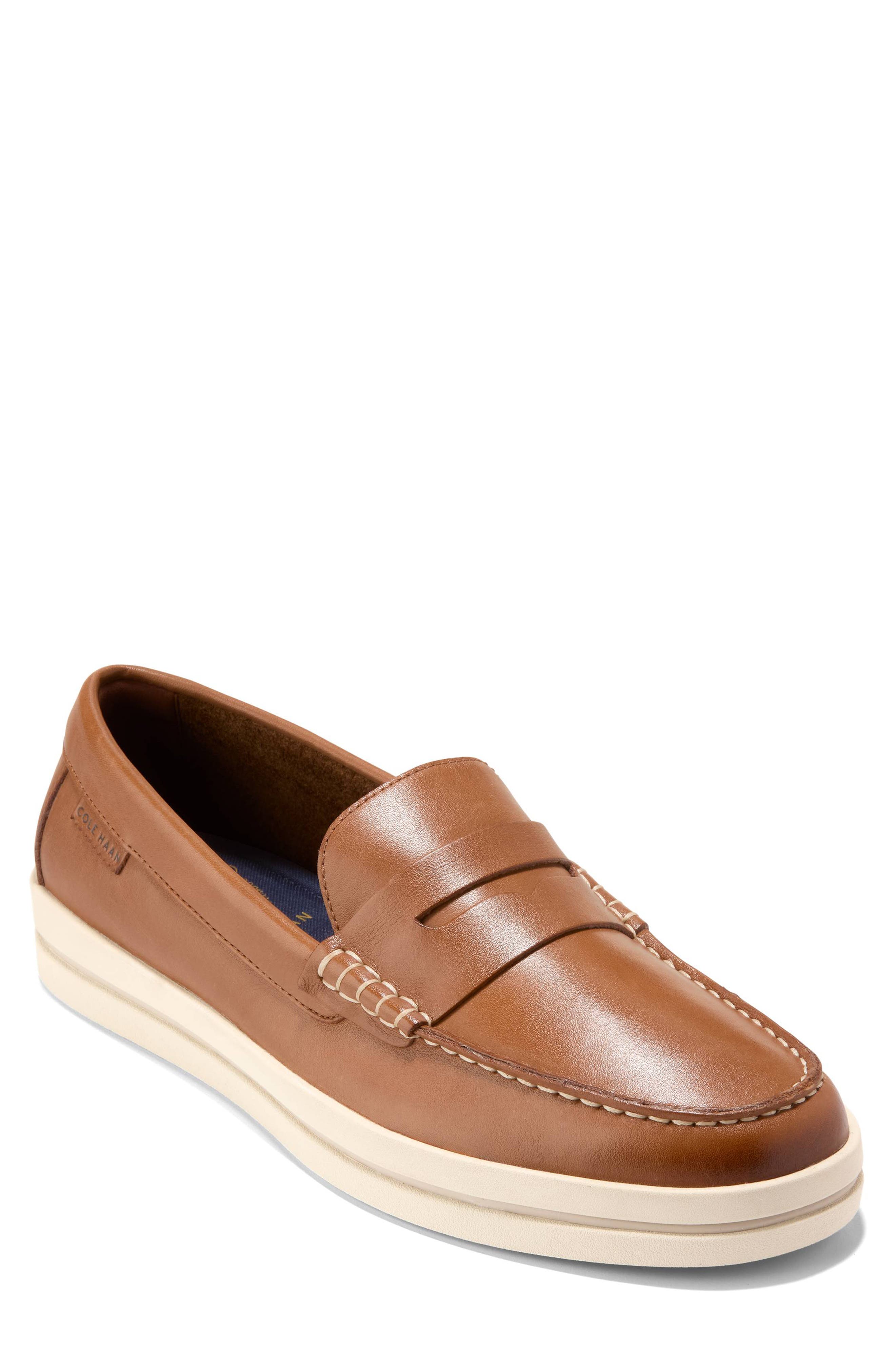 Cole Haan Pinch Weekend Penny Loafer, Main, color, British Tan / Angora