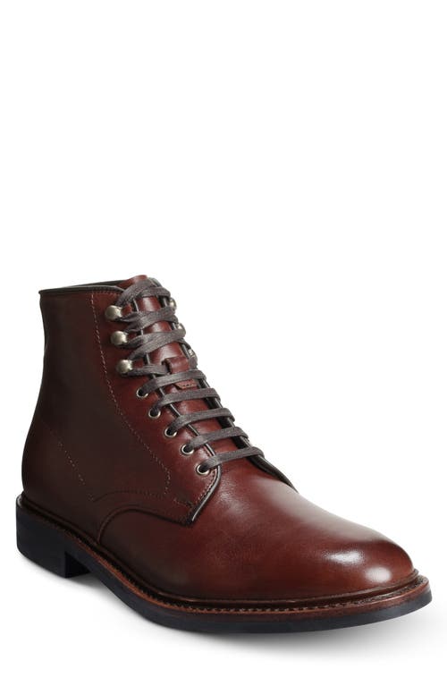 Allen Edmonds Higgins Mill Plain Toe Boot in Chili Leather at Nordstrom, Size 8