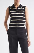 Altuzarra Elmer Stripe Polo Sweater Vest