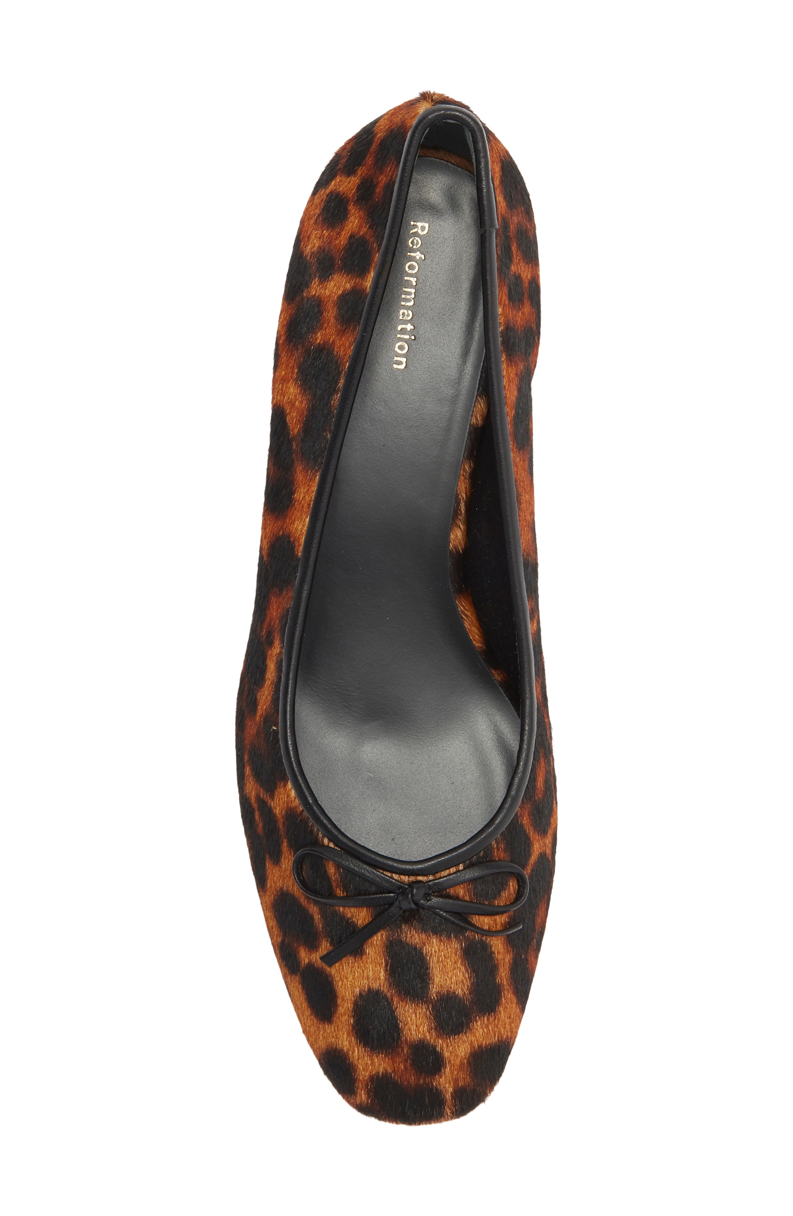 Terry Ballet Pump, Alternate, color, LEOPARD HAIRCALF