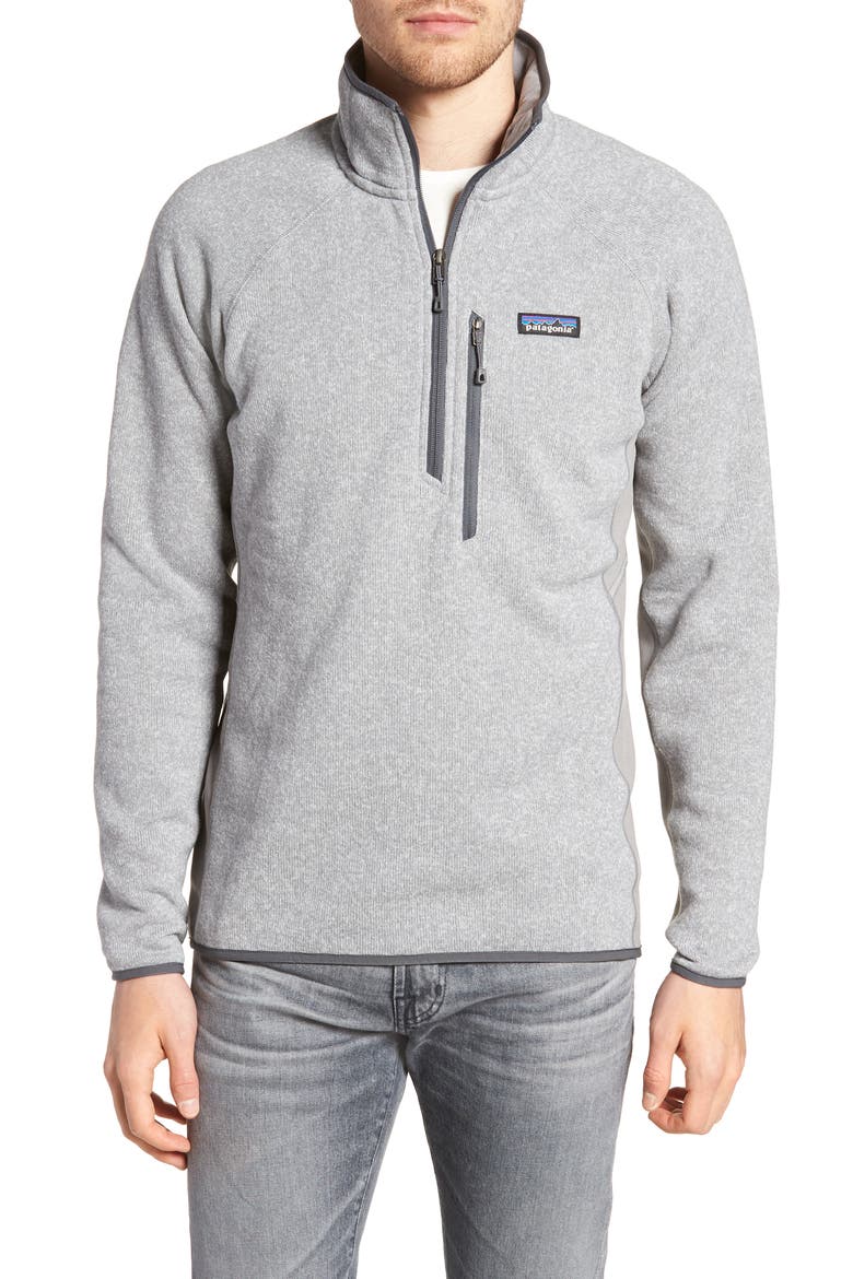 Better Sweater® Performance Slim Quarter-Zip Pullover, Main, color, FEATHER GREY