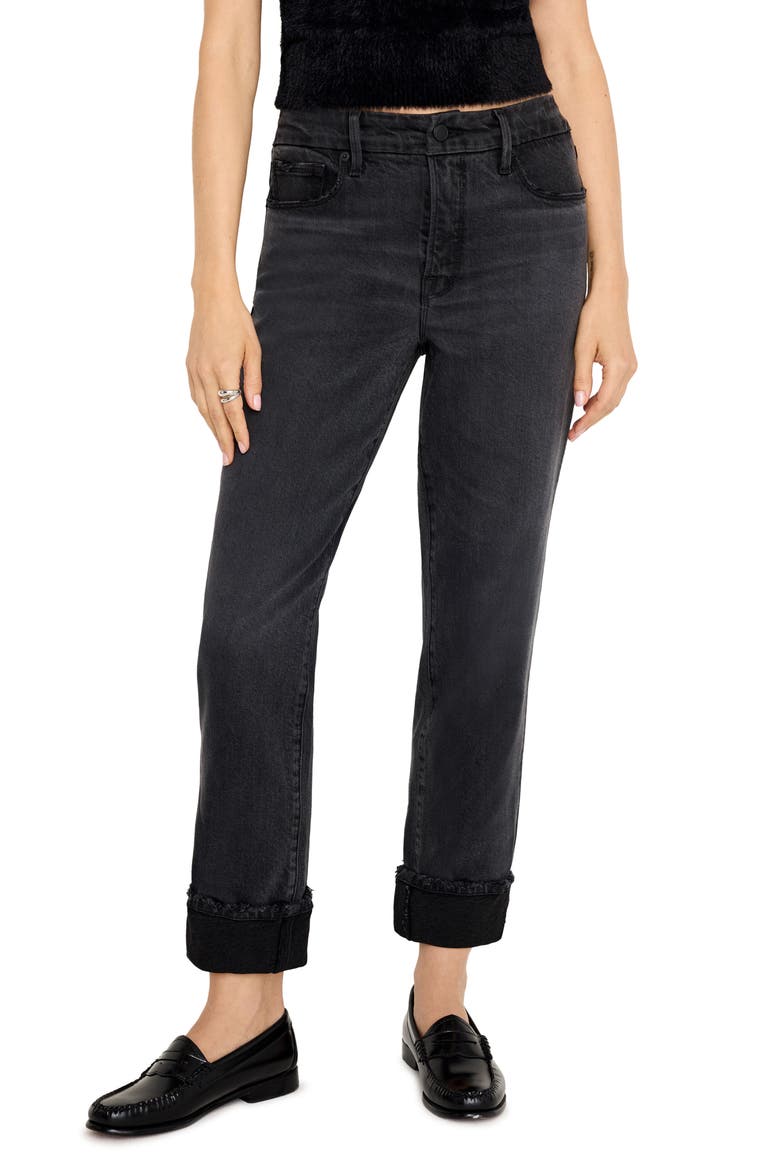 Soft-Tech Relaxed Fit Jeans, Main, color, BLACK321