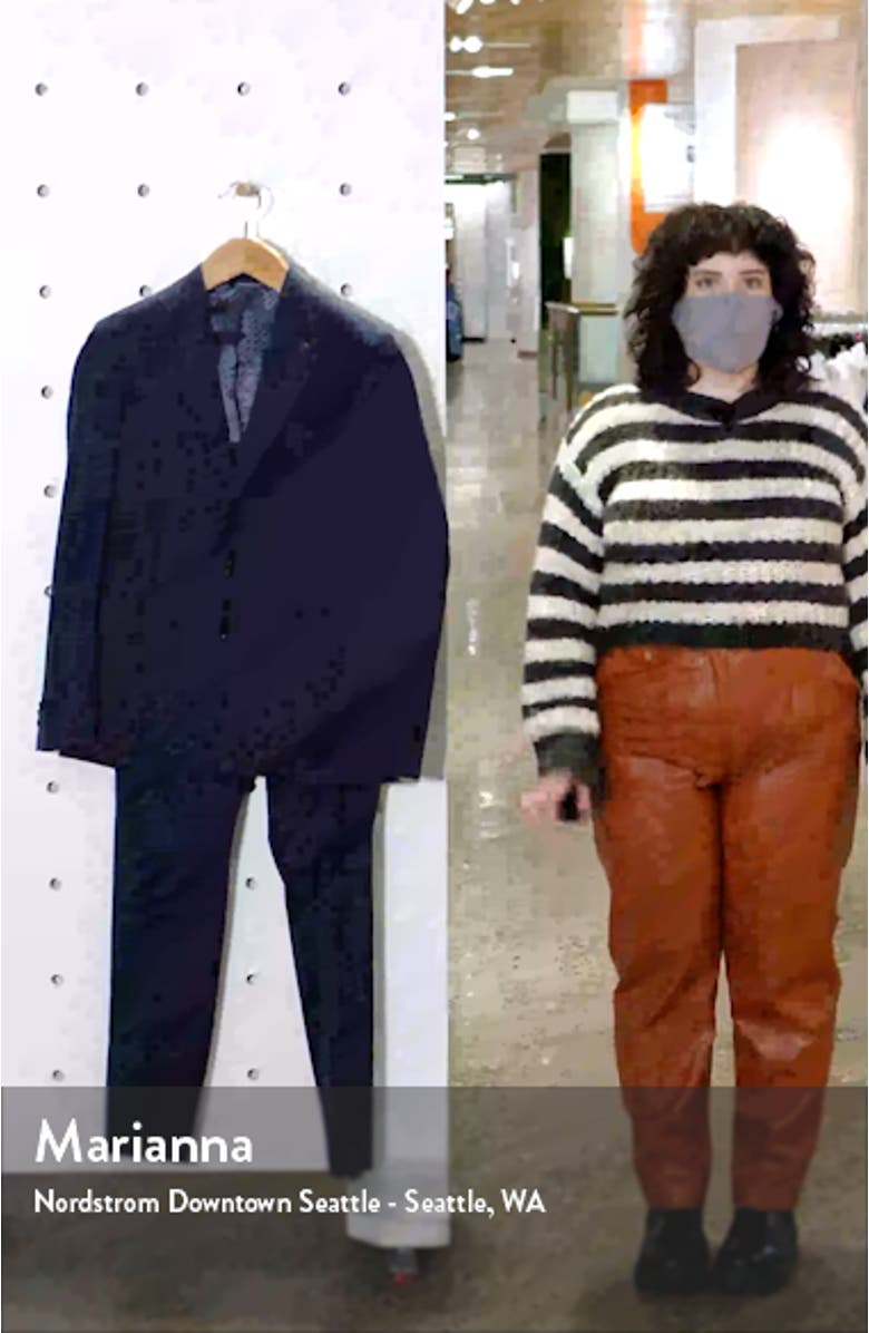 Ralph Extra Slim Fit Solid Wool & Linen Suit, sales video thumbnail