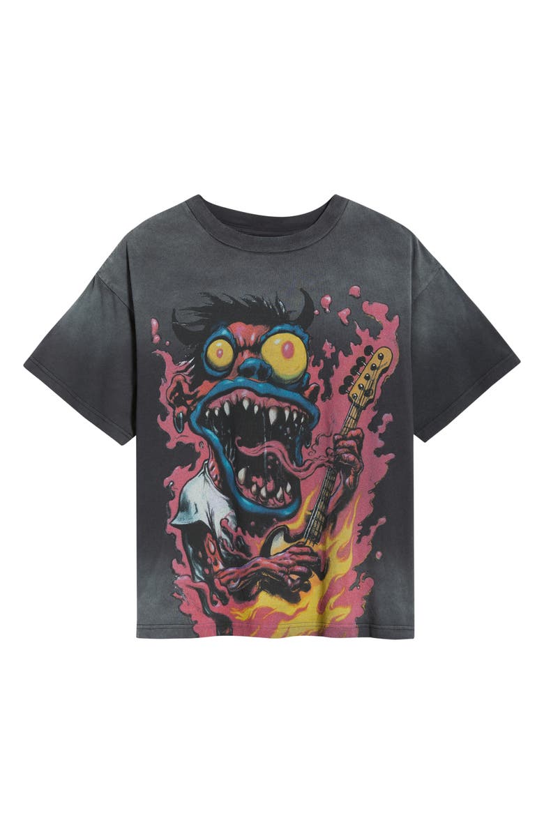 Rolling Loud Vortex Tour Cotton Graphic T-Shirt, Alternate, color, Washed Black