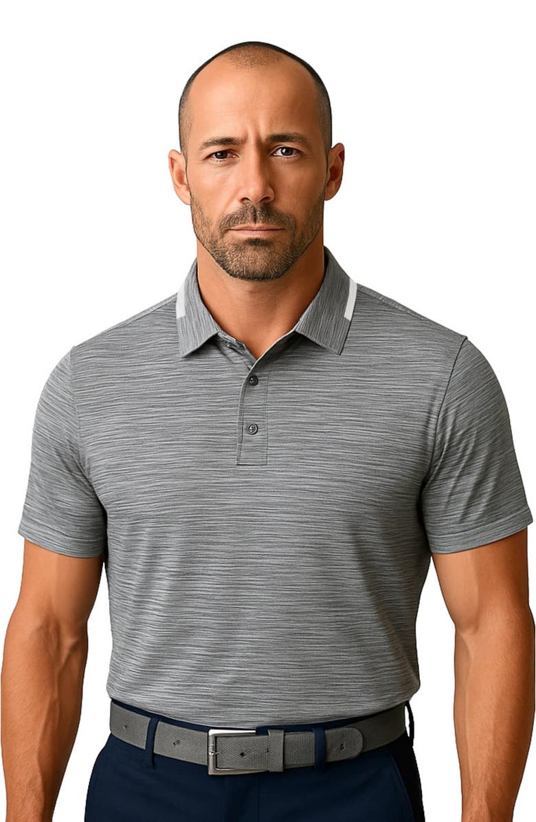 Cole Haan Golf Apparel Founders Polo, Main, color, High Rise Heather