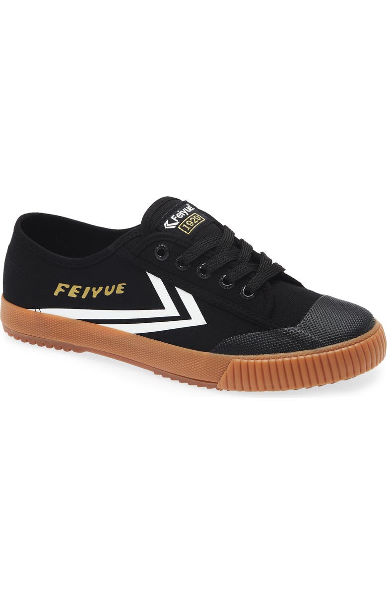 Feiyue. Kids' FE LO 1920 Sneaker, Main, color, Black/ White/ Gold