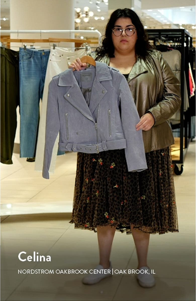 Suede Moto Jacket, sales video thumbnail