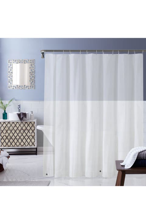 Frosty Linear Shower Curtain