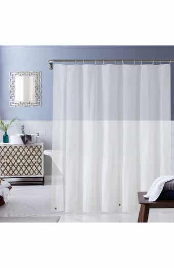 DAINTY HOME Frosty Linear Shower Curtain