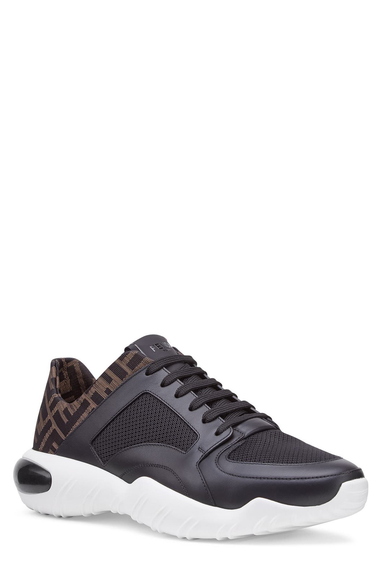 Fendi FF Mid Top Sneaker, Main, color, 