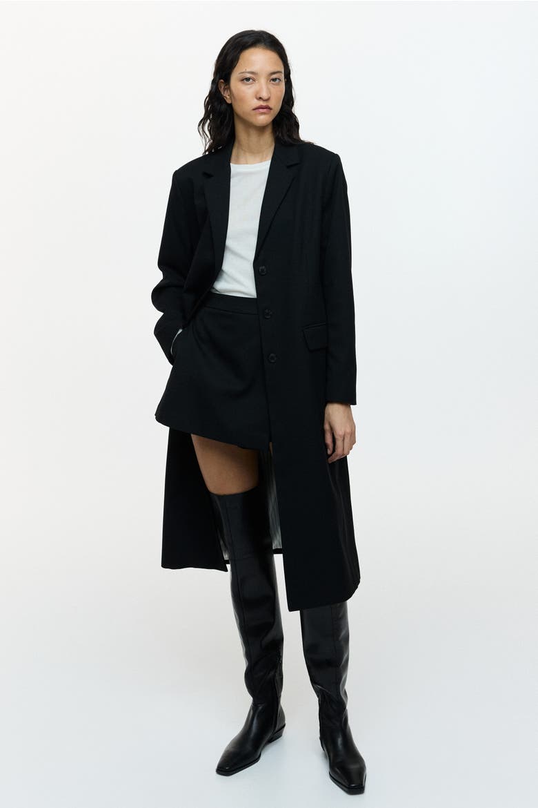 Twill Mini Skort, Alternate, color, Black