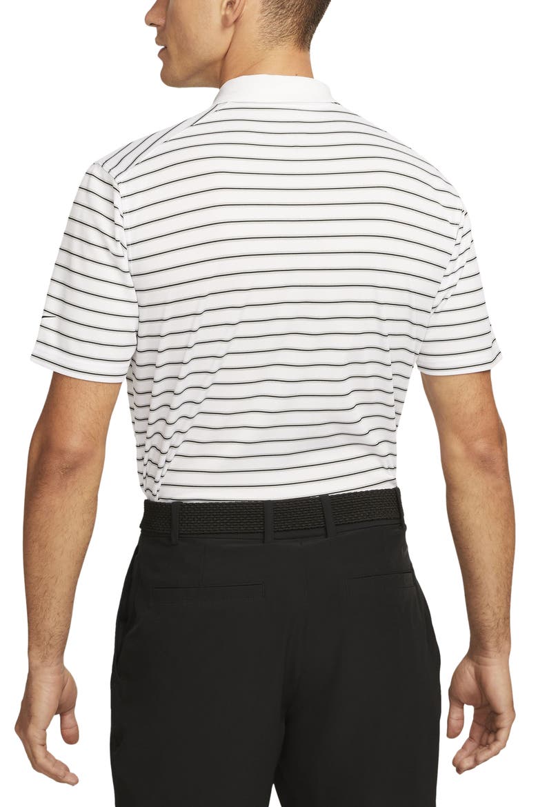 Victory Dri-FIT Short Sleeve Polo, Alternate, color, WHITE/ BLACK