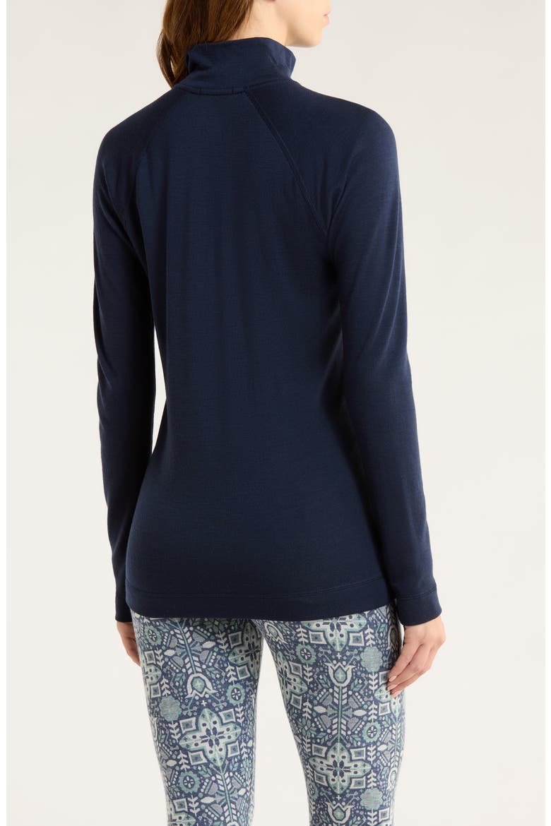 Classic Thermal Merino Base Layer Quarter Zip, Alternate, color, DEEP NAVY