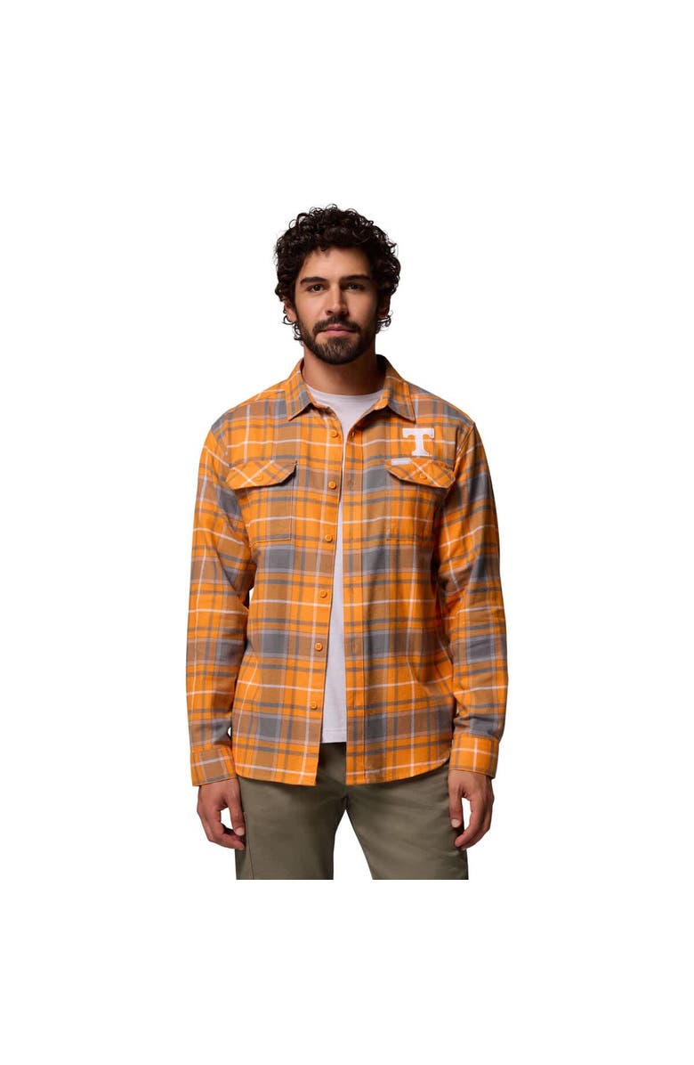 Columbia Men's Columbia  Tennessee Orange Tennessee Volunteers Flare Gun Omni-Wick Flannel Long Sleeve Button-Up Shirt, Alternate, color, 