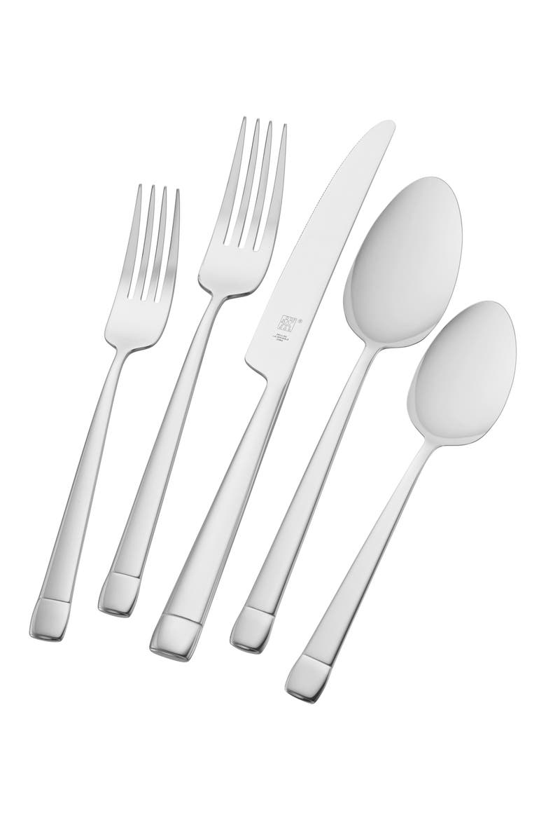 Bellamar 20-Piece Flatware Set, Main, color, STAINLESS STEEL
