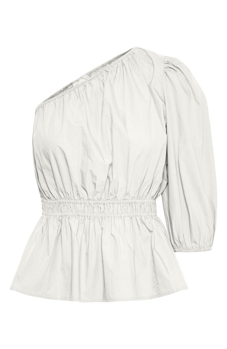 AWARE by VERO MODA Molene One-Shoulder Peplum Blouse, Alternate, color, 