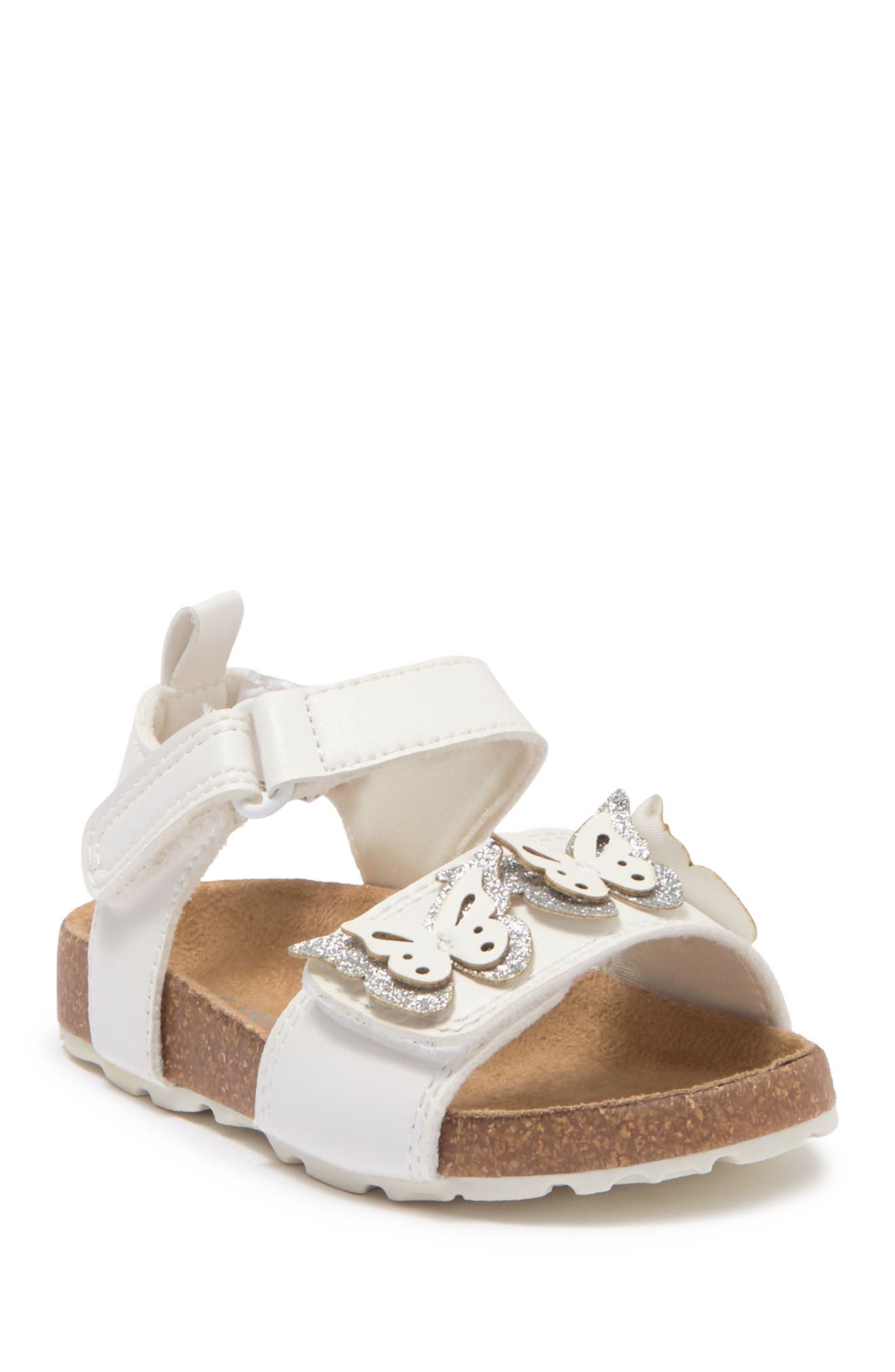 JOE FRESH Glitter Embellished Strap Sandal, Main, color, 