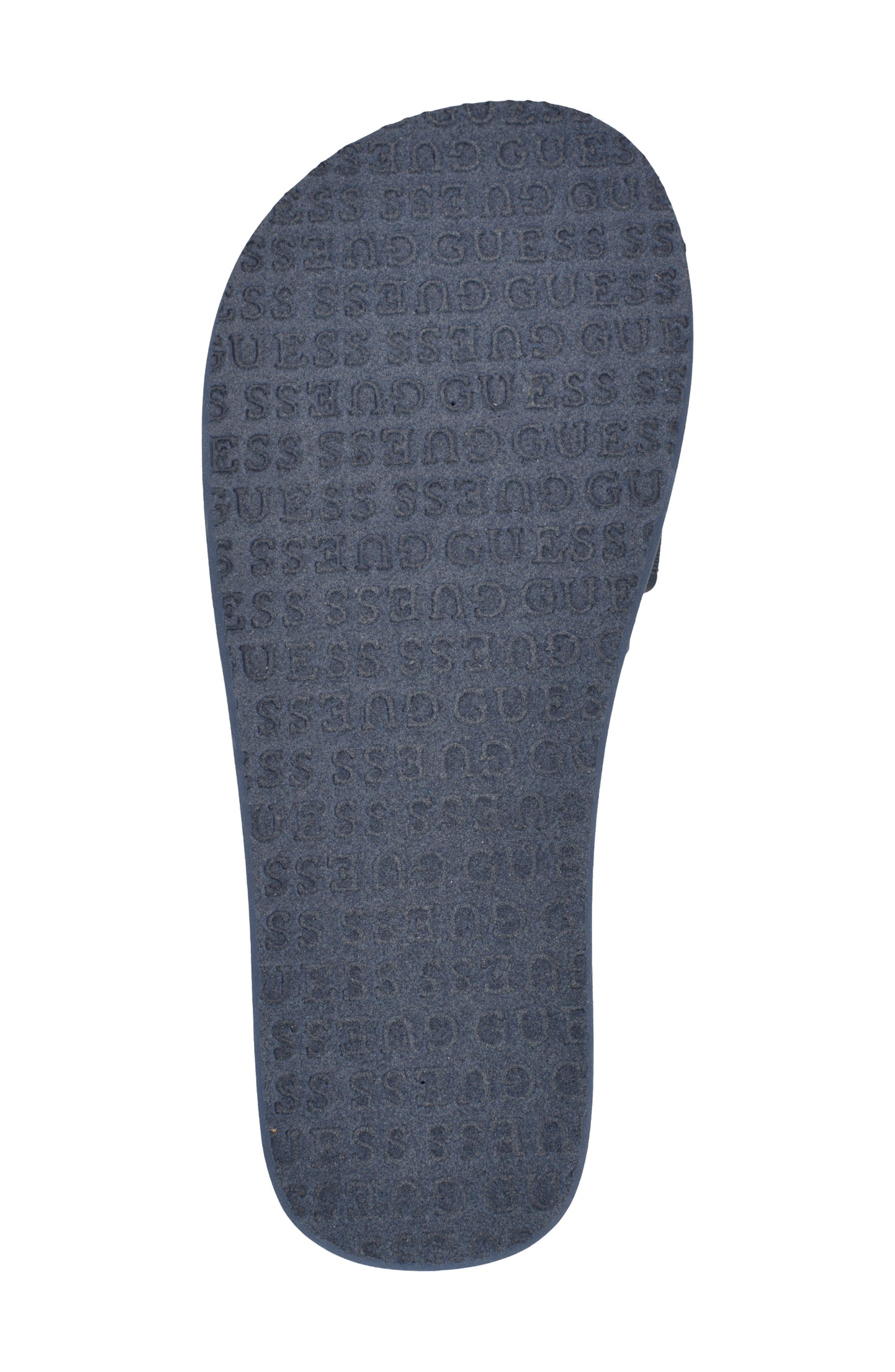 GUESS Peers Slide Sandal, Alternate, color, Light Gray/ Blue