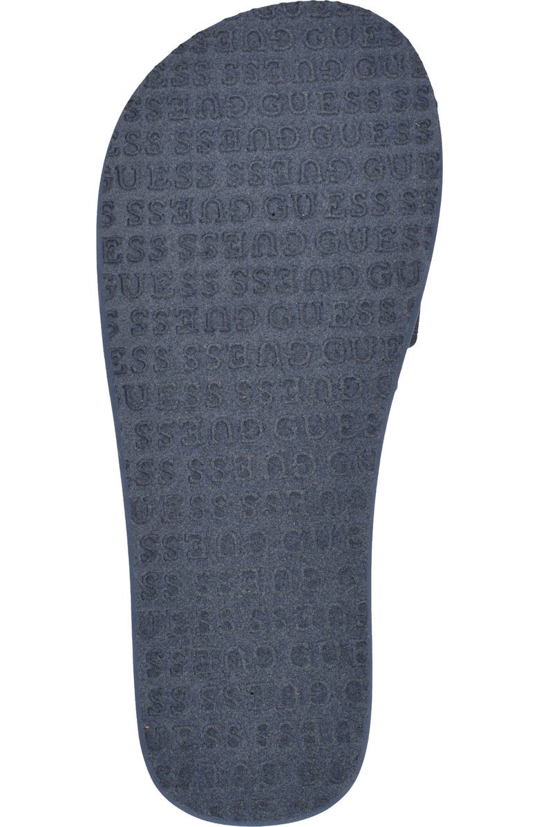 GUESS Peers Slide Sandal, Alternate, color, Light Gray/ Blue
