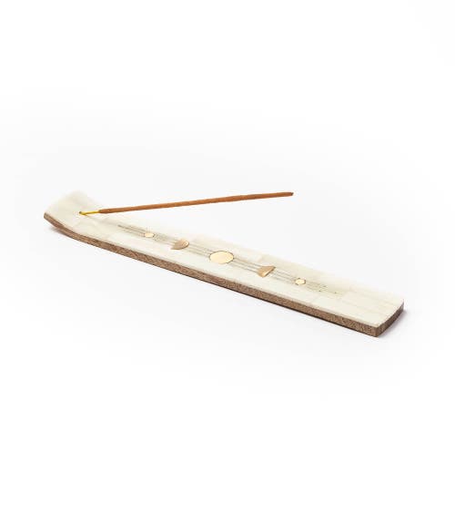 Matr Boomie Indukala Moon Phase Incense Holder In Brown