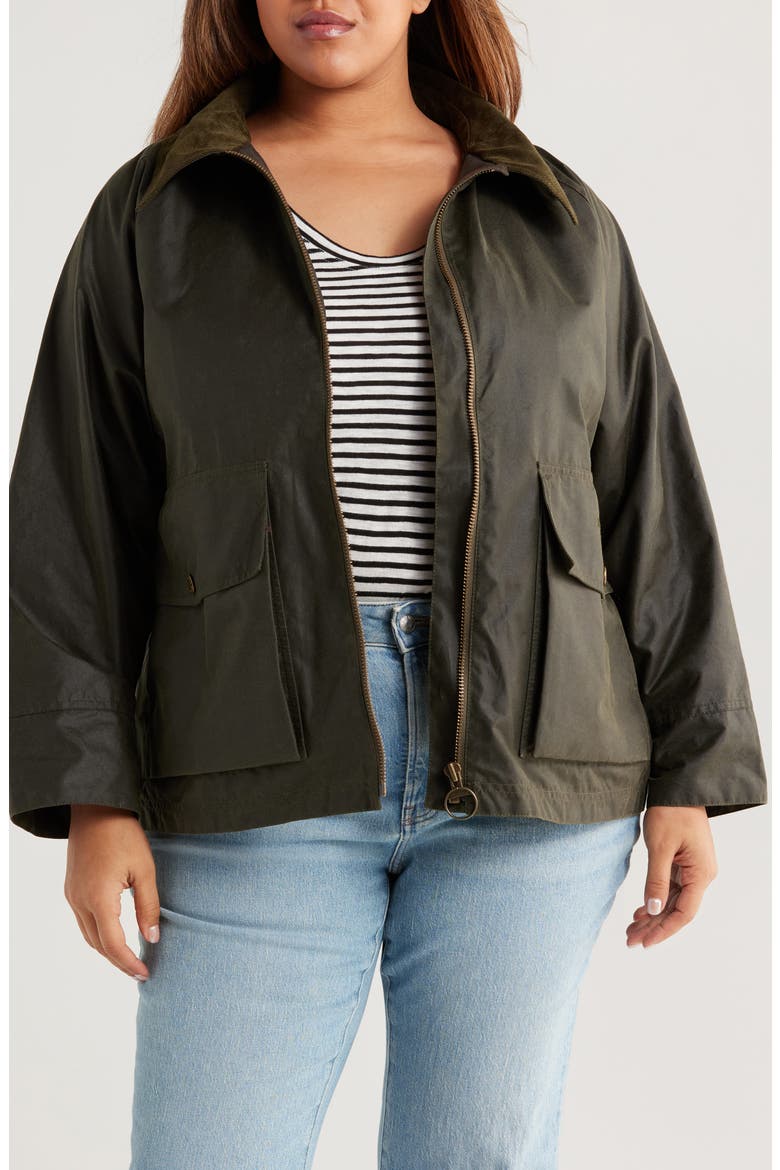 Croxdale Waxed Cotton Jacket, Alternate, color, ARCHIVE OLIVE