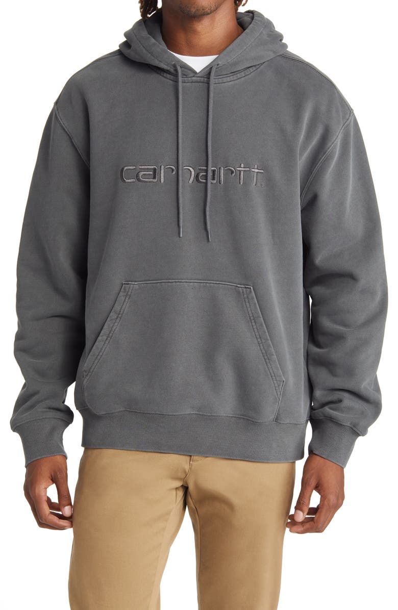 Carhartt Work In Progress Logo Hoodie, Main, color, 
