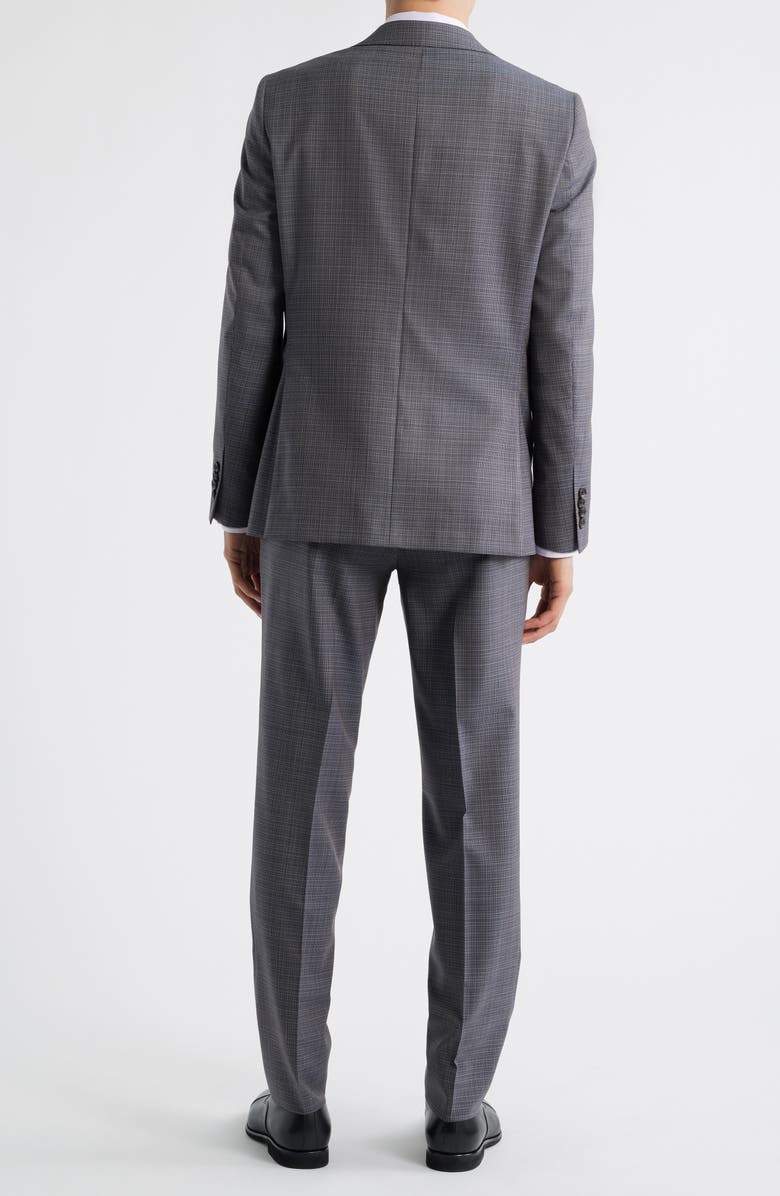 Jack Victor Esprit Screen Check Suit, Alternate, color, Blue Grey